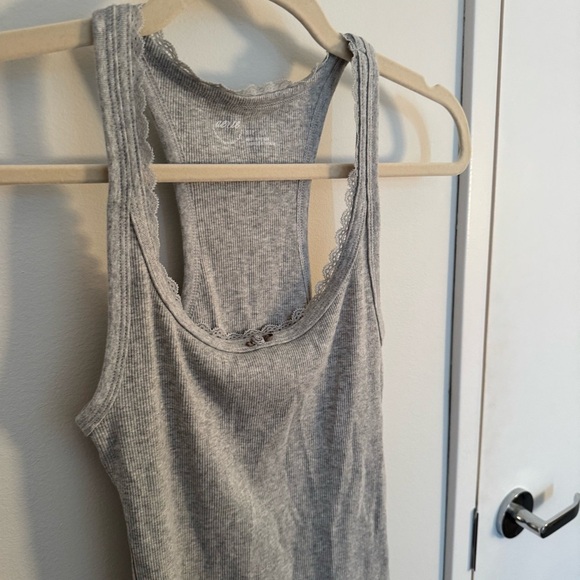 AERIE easy does it grey tank NWT - Picture 6 of 6